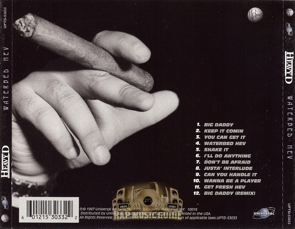 Heavy D Waterbed Hev CD Rap Music Guide